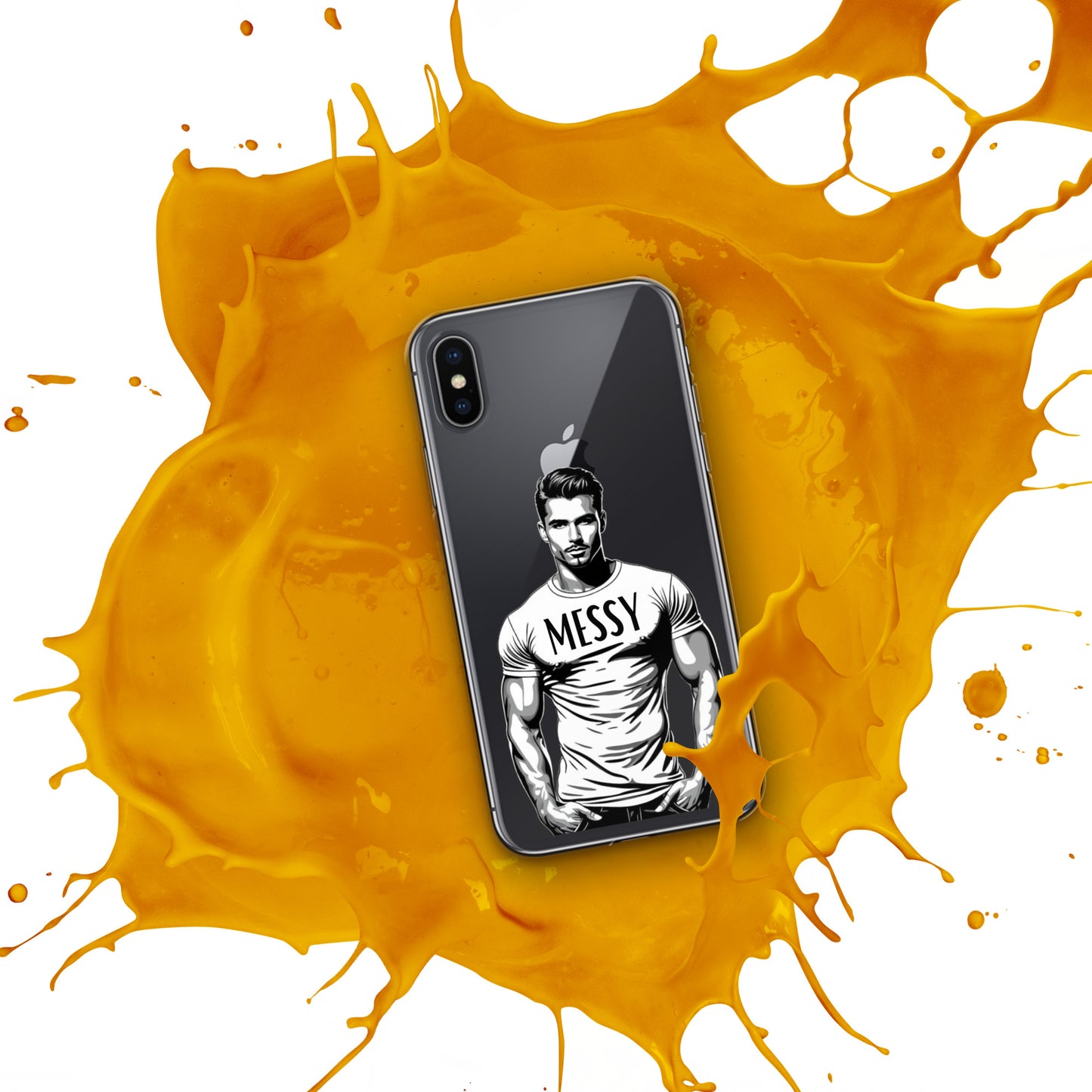 Messy - Clear Case for iPhone®