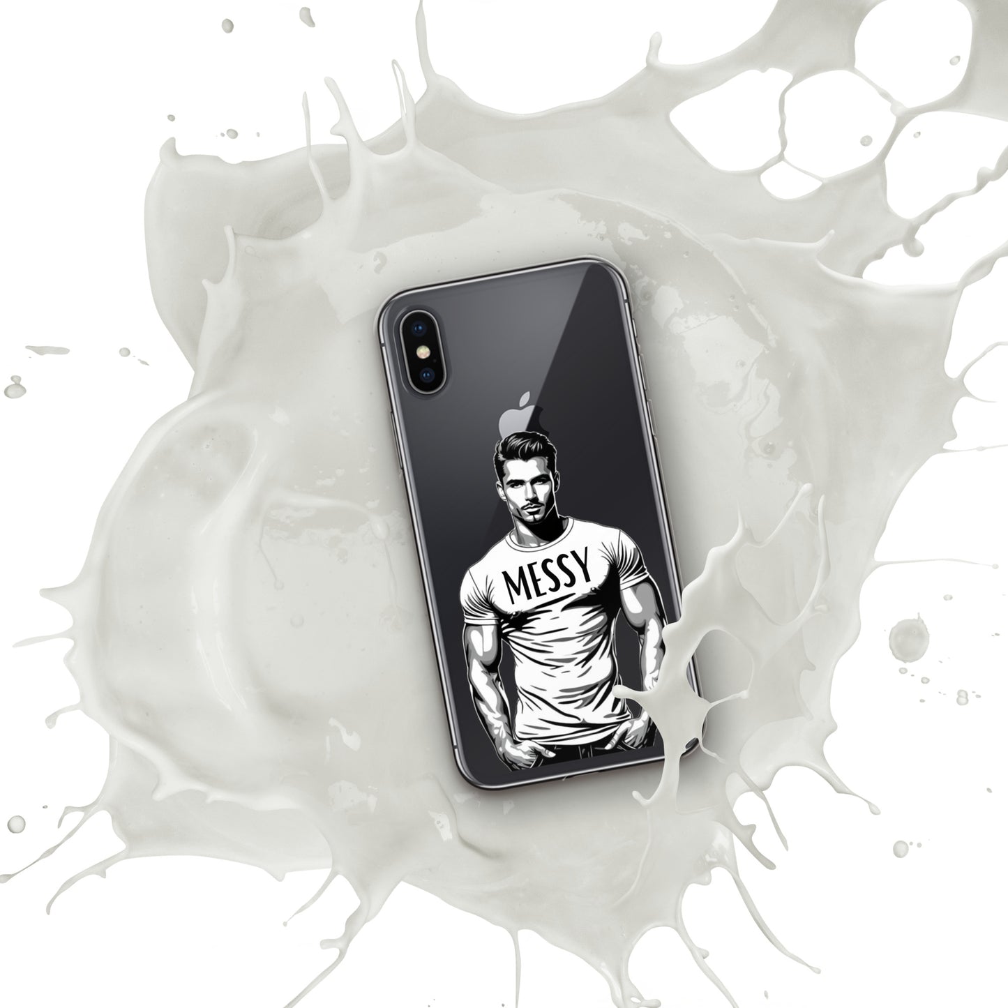 Messy - Clear Case for iPhone®