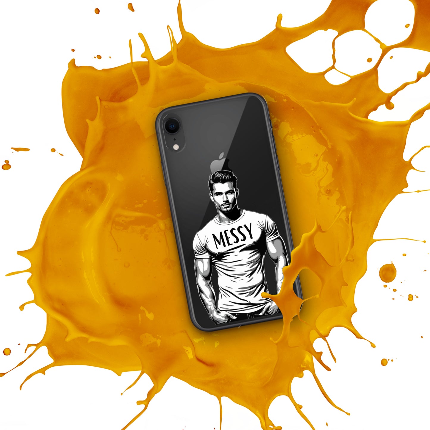 Messy - Clear Case for iPhone®