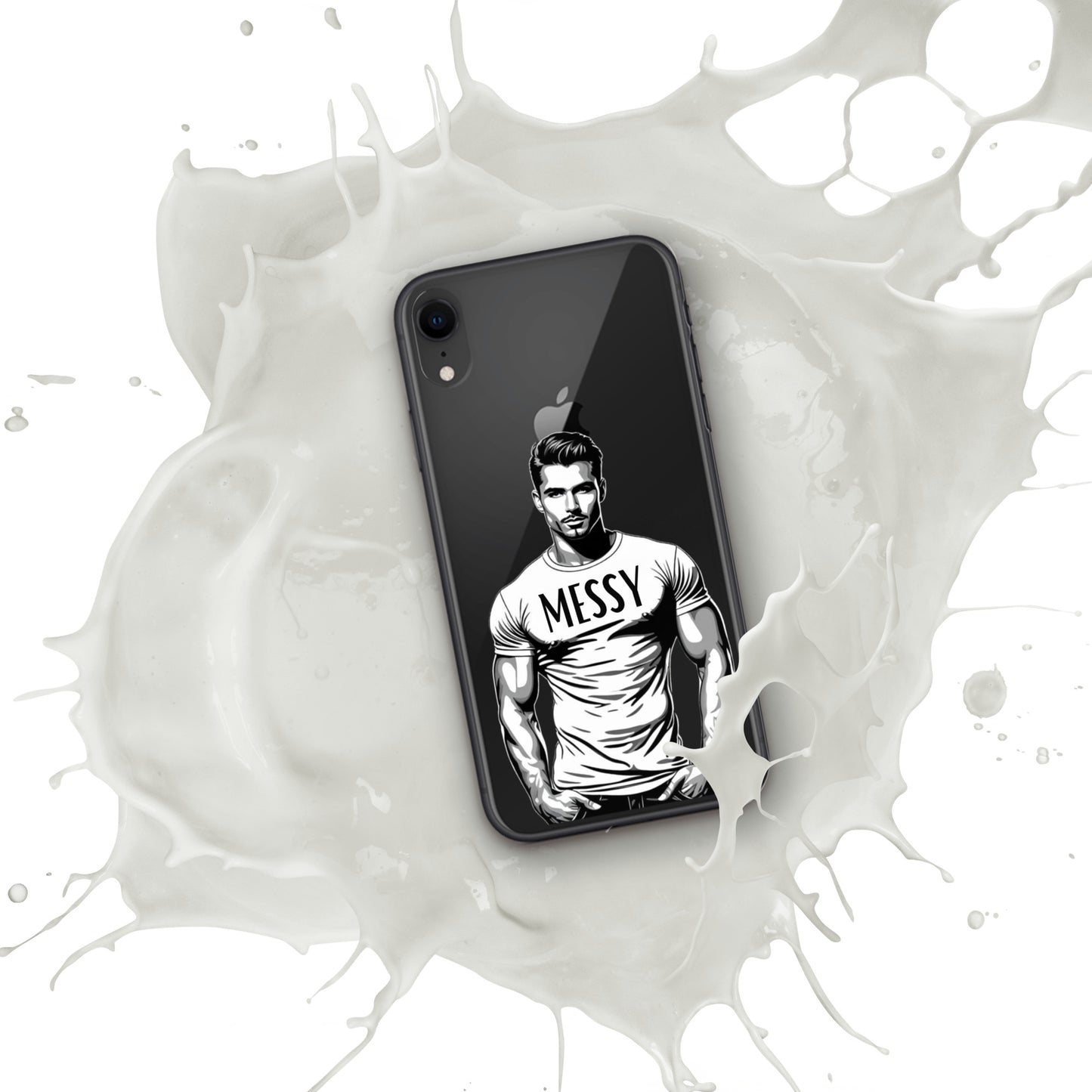 Messy - Clear Case for iPhone®