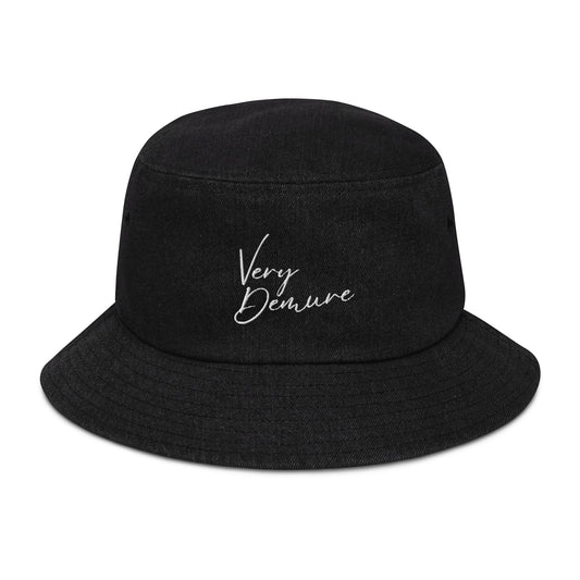 Very Demure Denim bucket hat