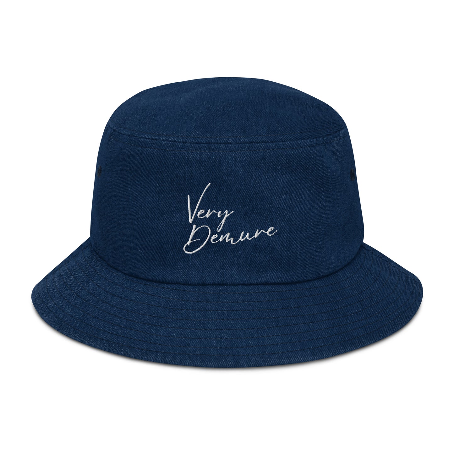 Very Demure Denim bucket hat