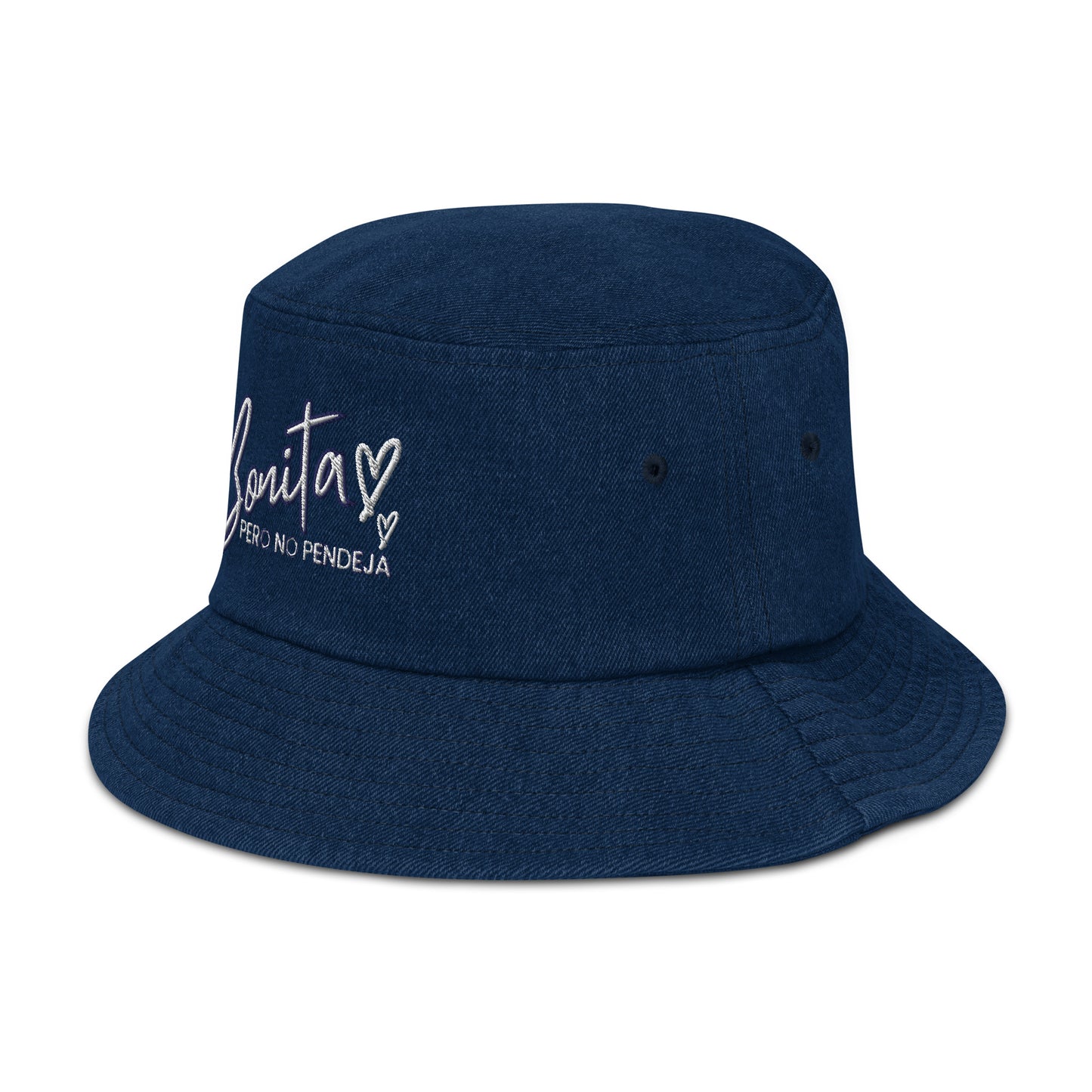 Bonita Pero No Pendeja Denim bucket hat