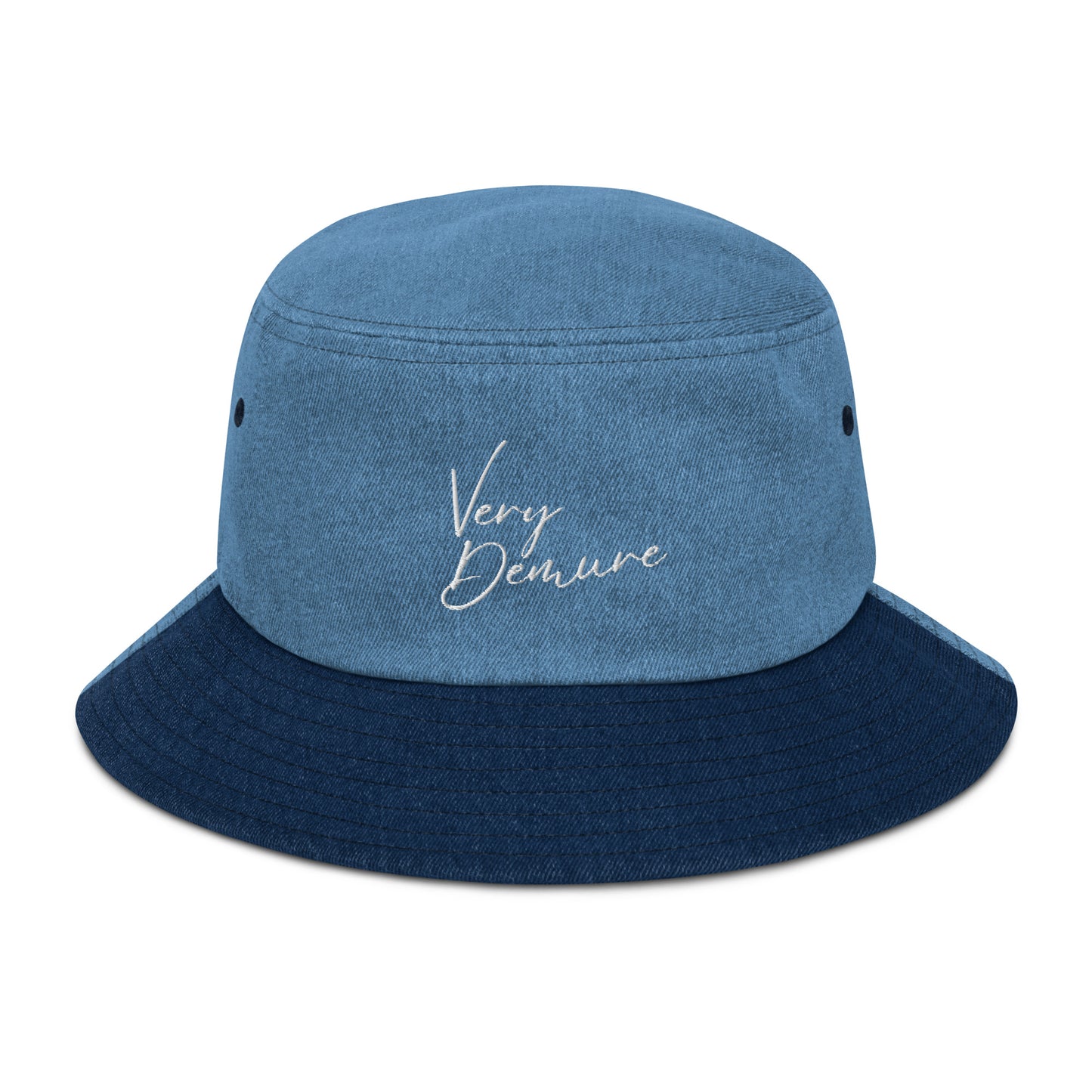Very Demure Denim bucket hat