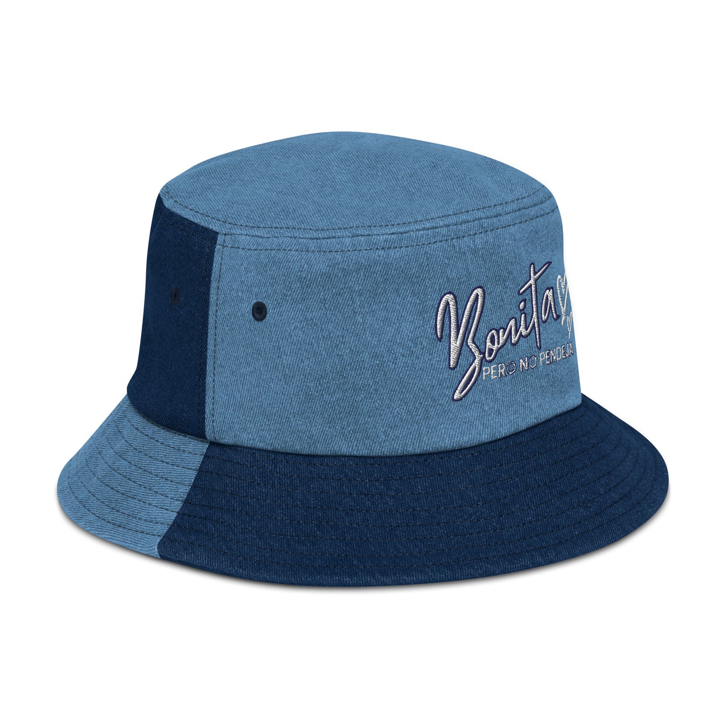 Bonita Pero No Pendeja Denim bucket hat