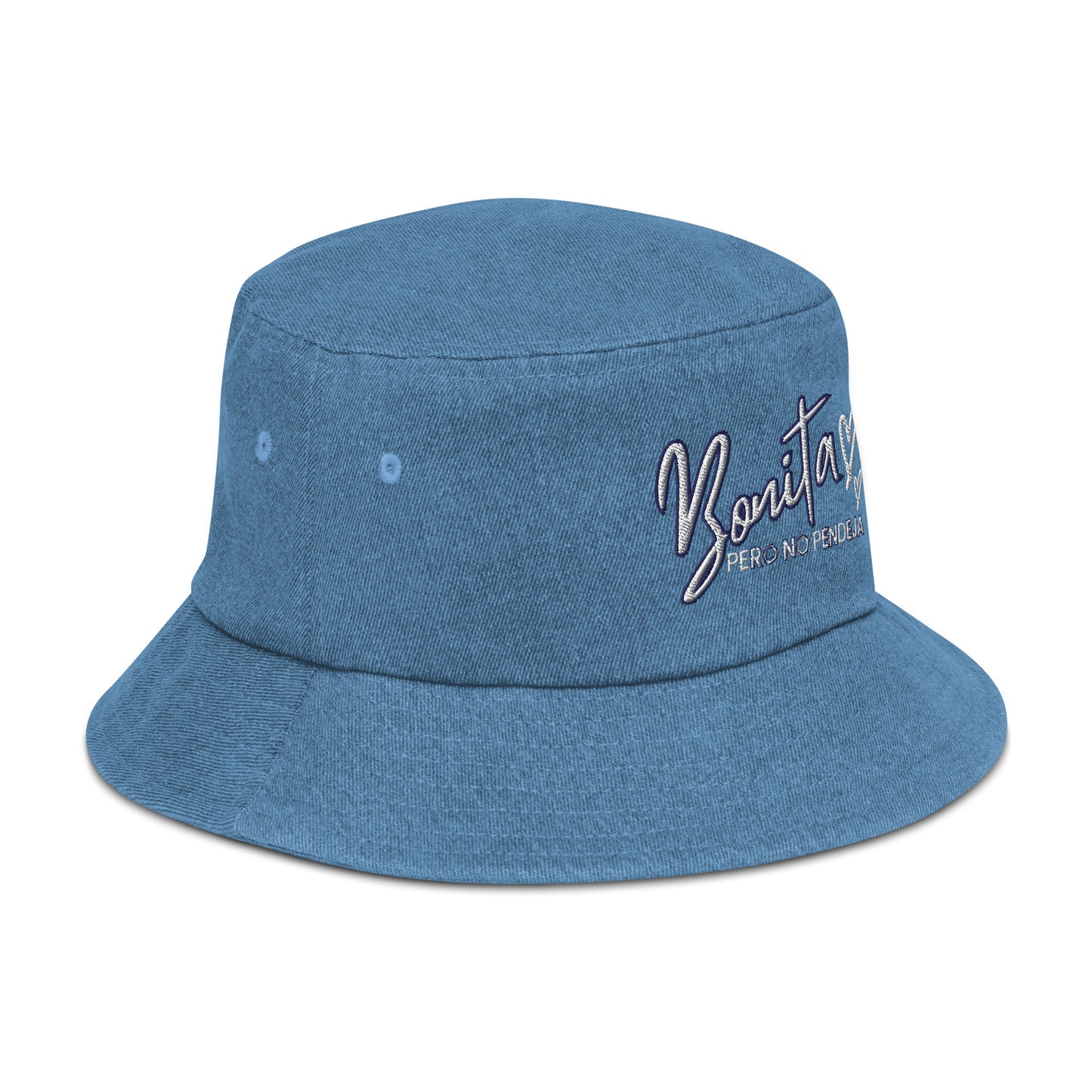 Bonita Pero No Pendeja Denim bucket hat