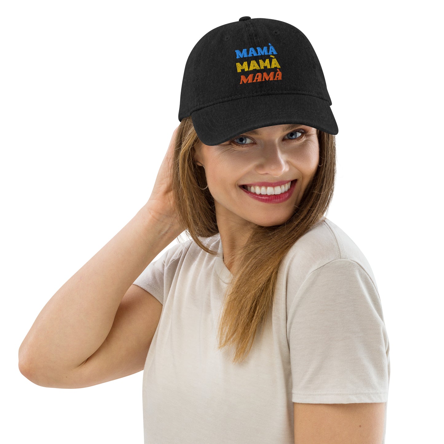 Mama Denim Hat