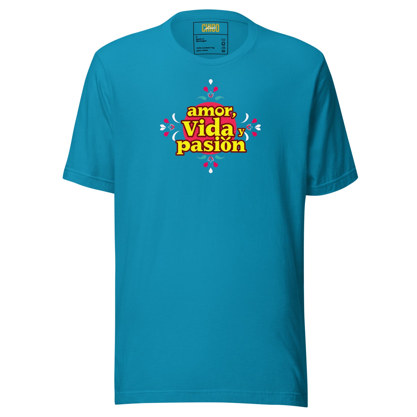 Amor Vida Pasion Unisex t-shirt