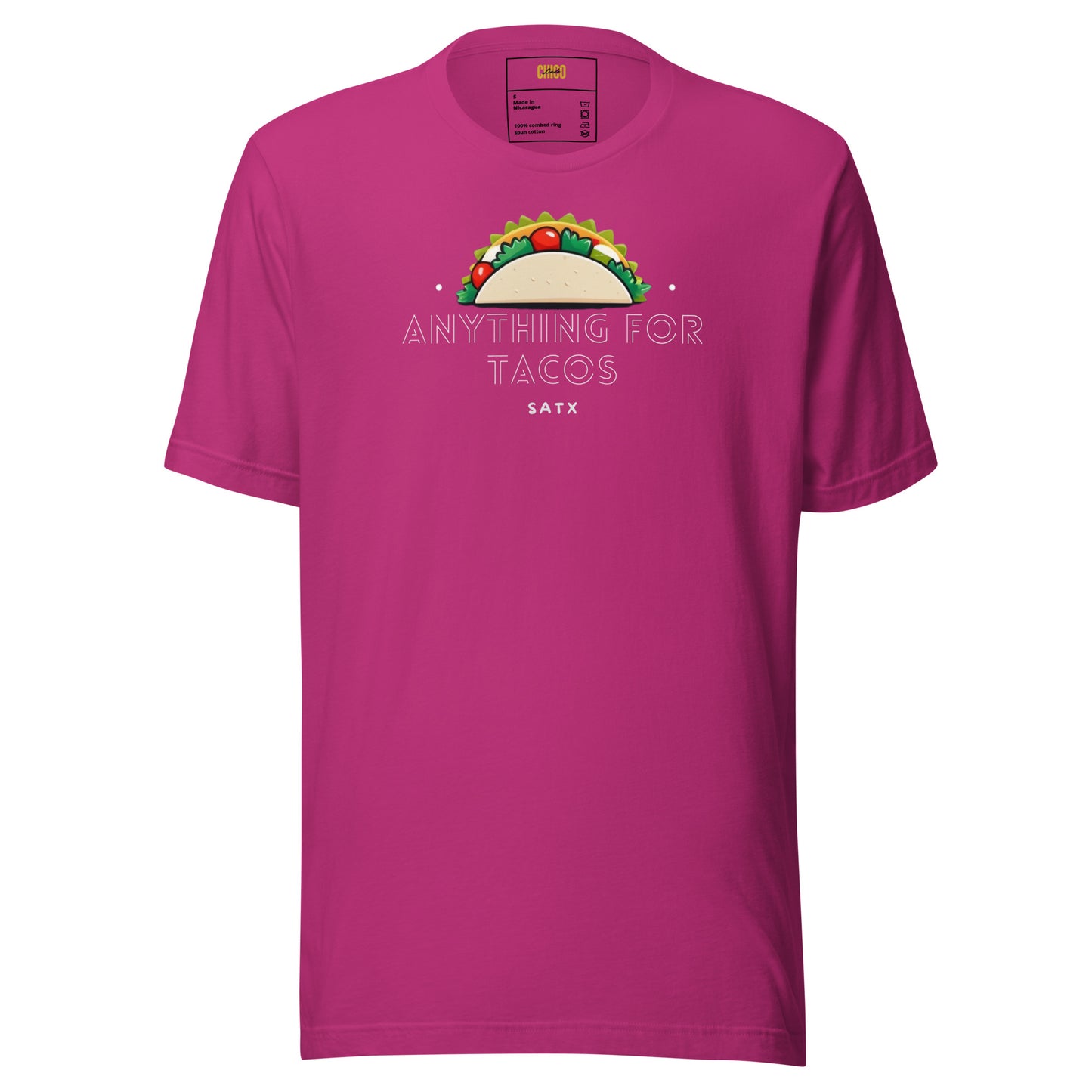 Anything for Tacos Unisex t-shirt