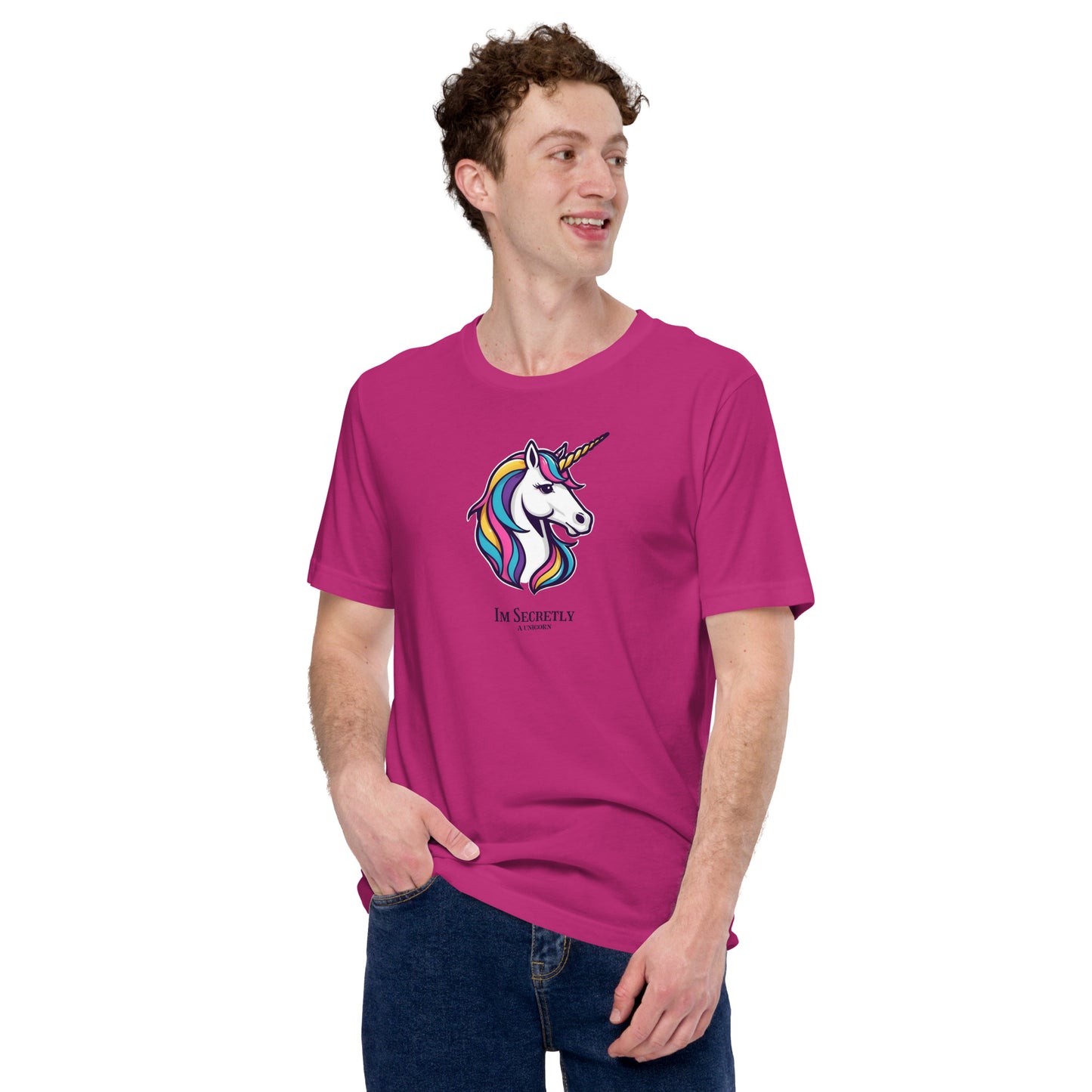 I'm Secretly a Unicorn Unisex t-shirt