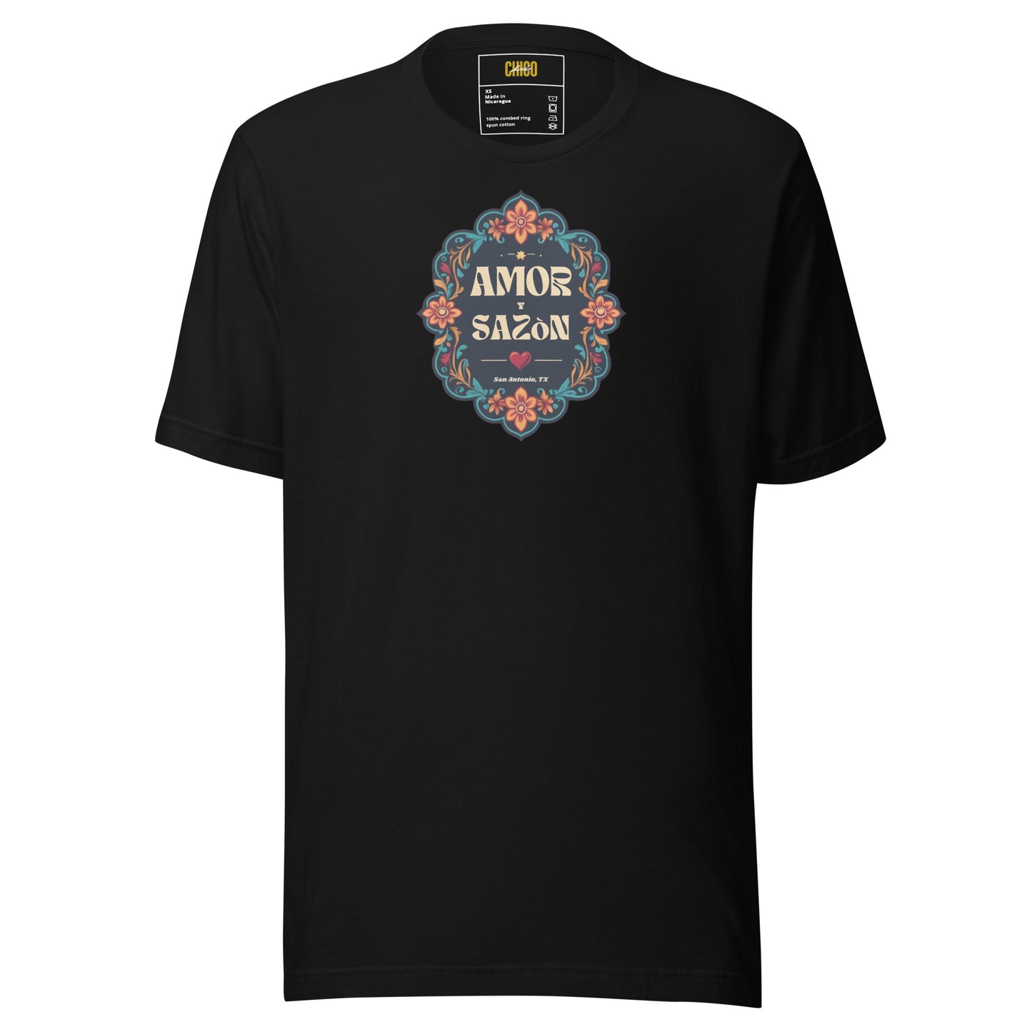 Amor Y Sazon Unisex t-shirt
