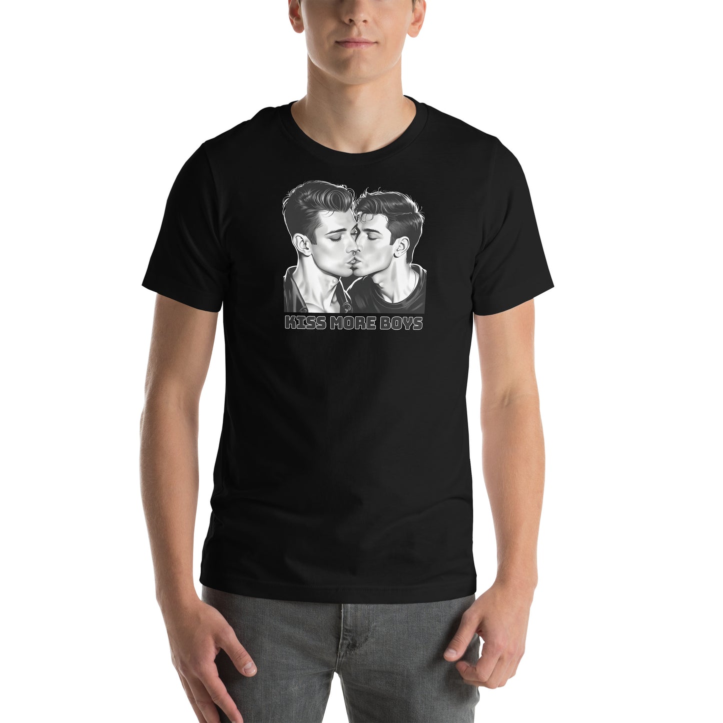 Kiss More Boys Unisex t-shirt