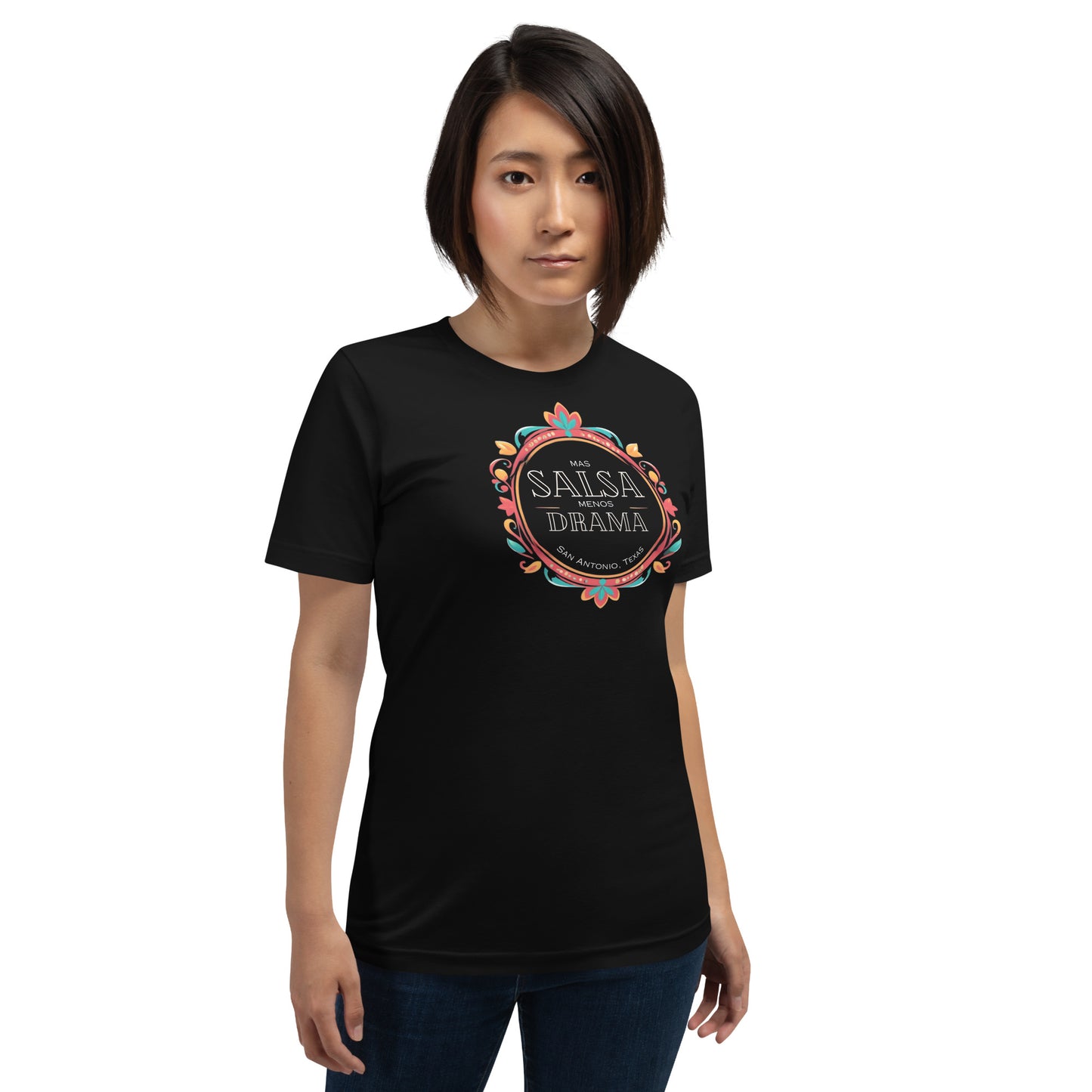 Mas Salsa Menos Drama Unisex t-shirt