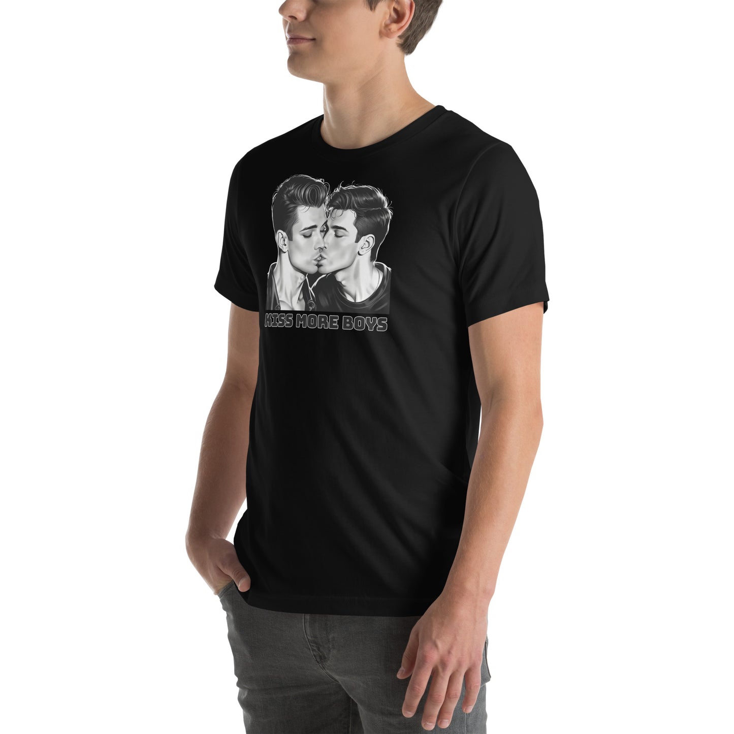 Kiss More Boys Unisex t-shirt