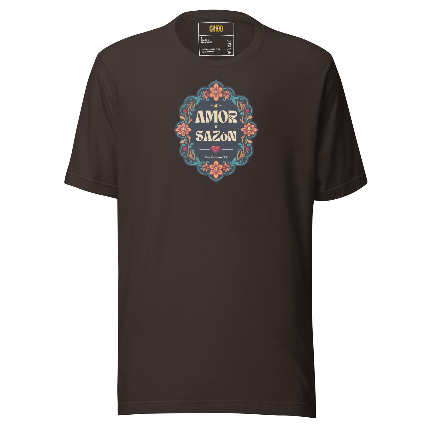 Amor Y Sazon Unisex t-shirt