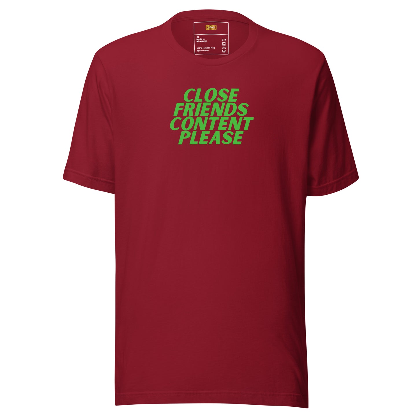 Close Friends Content Please Unisex t-shirt