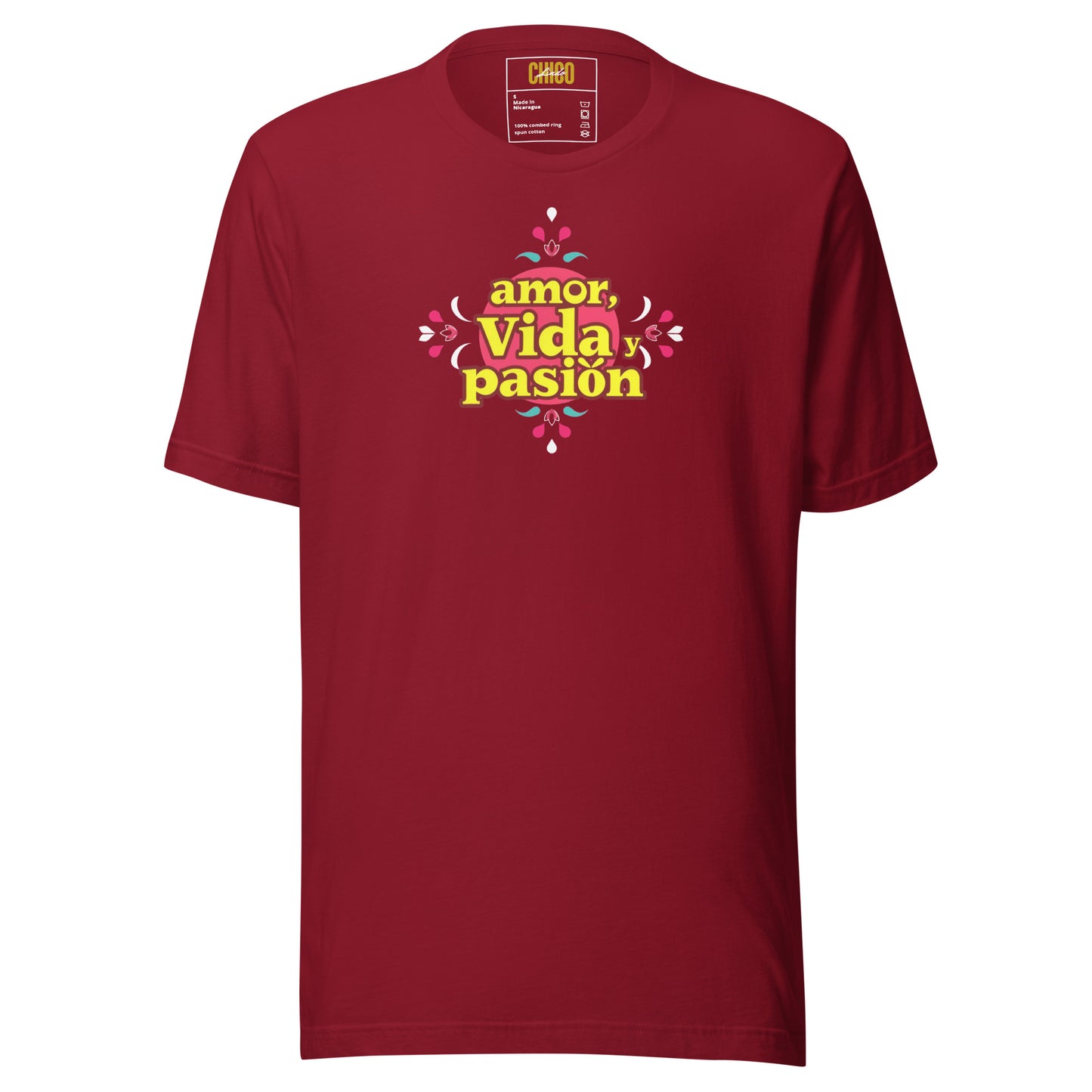 Amor Vida Pasion Unisex t-shirt