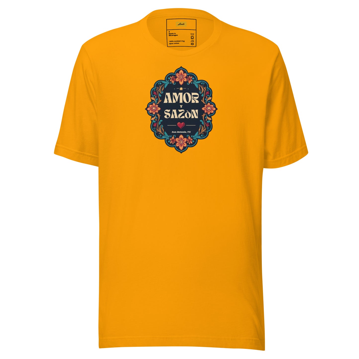 Amor Y Sazon Unisex t-shirt