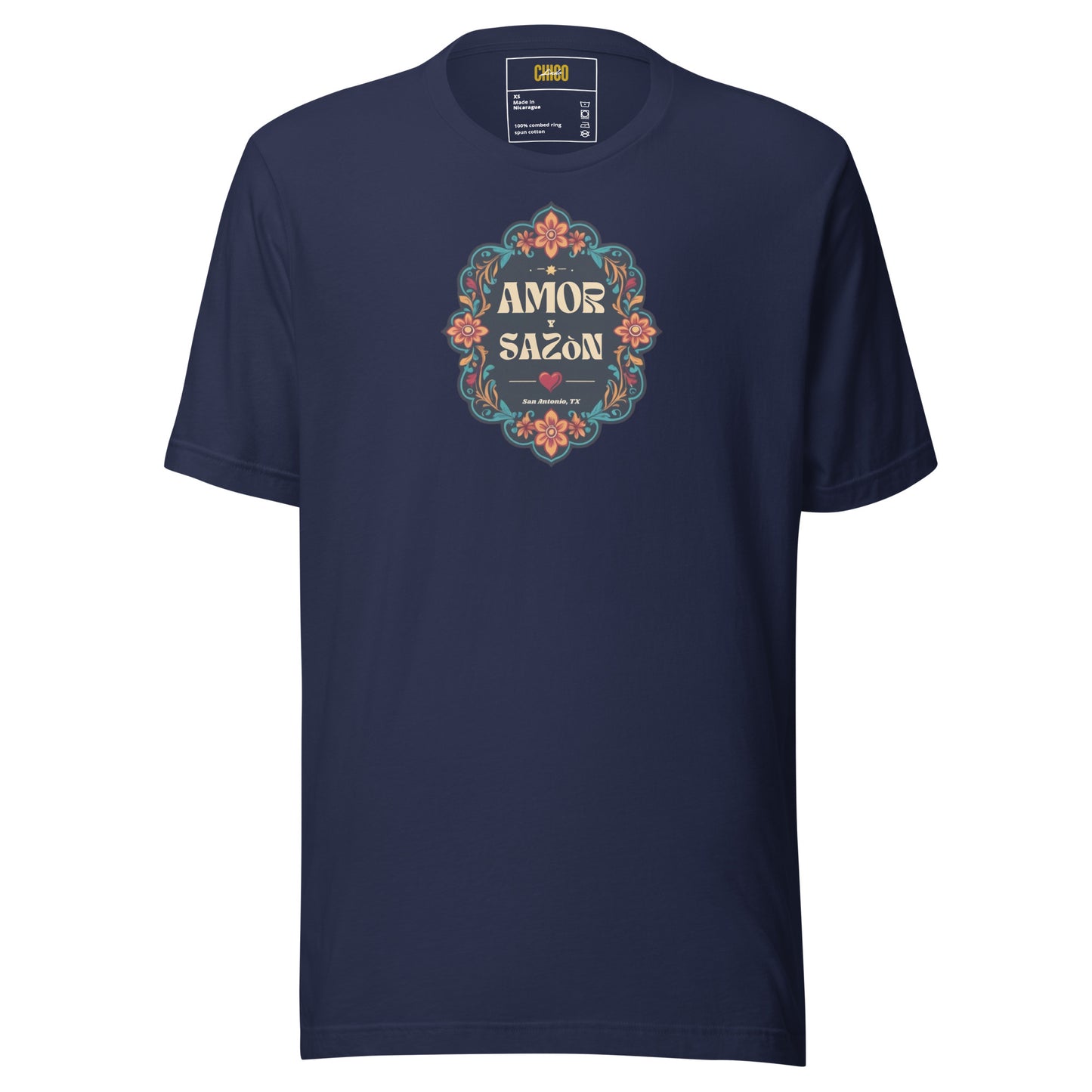 Amor Y Sazon Unisex t-shirt