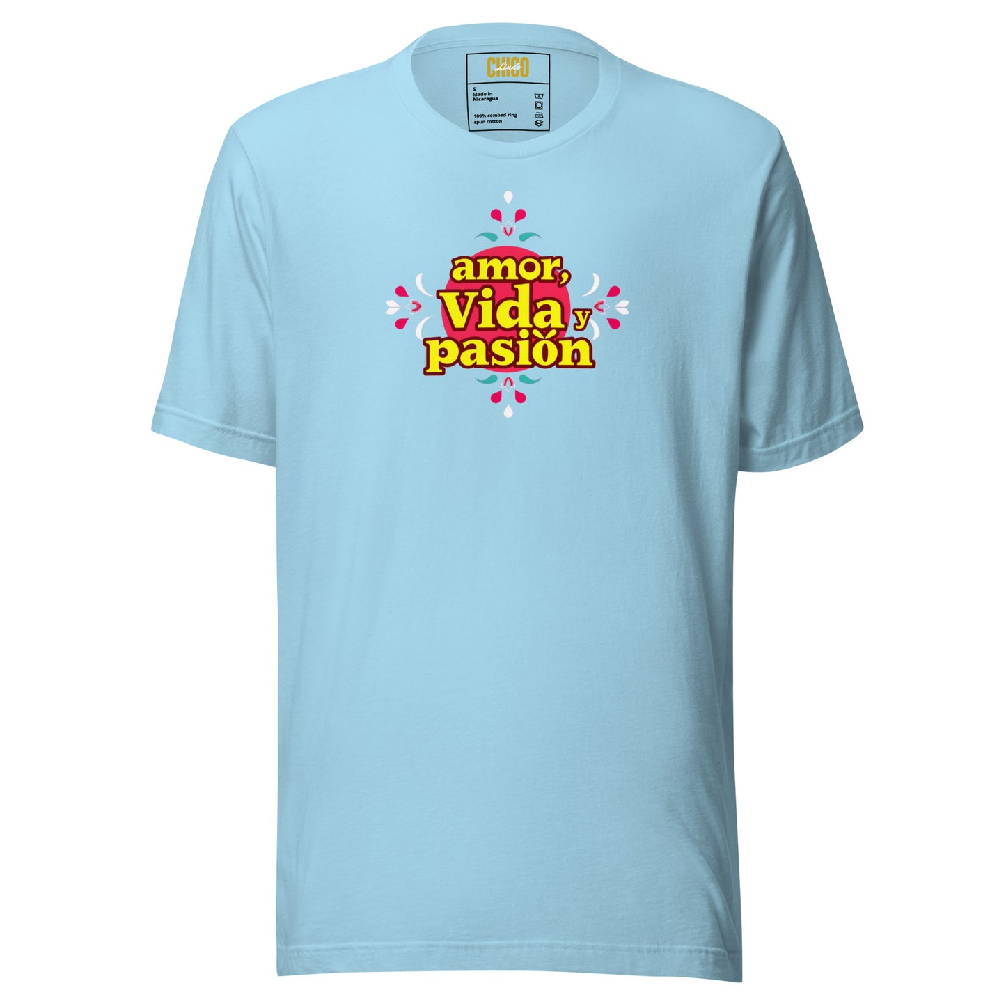 Amor Vida Pasion Unisex t-shirt