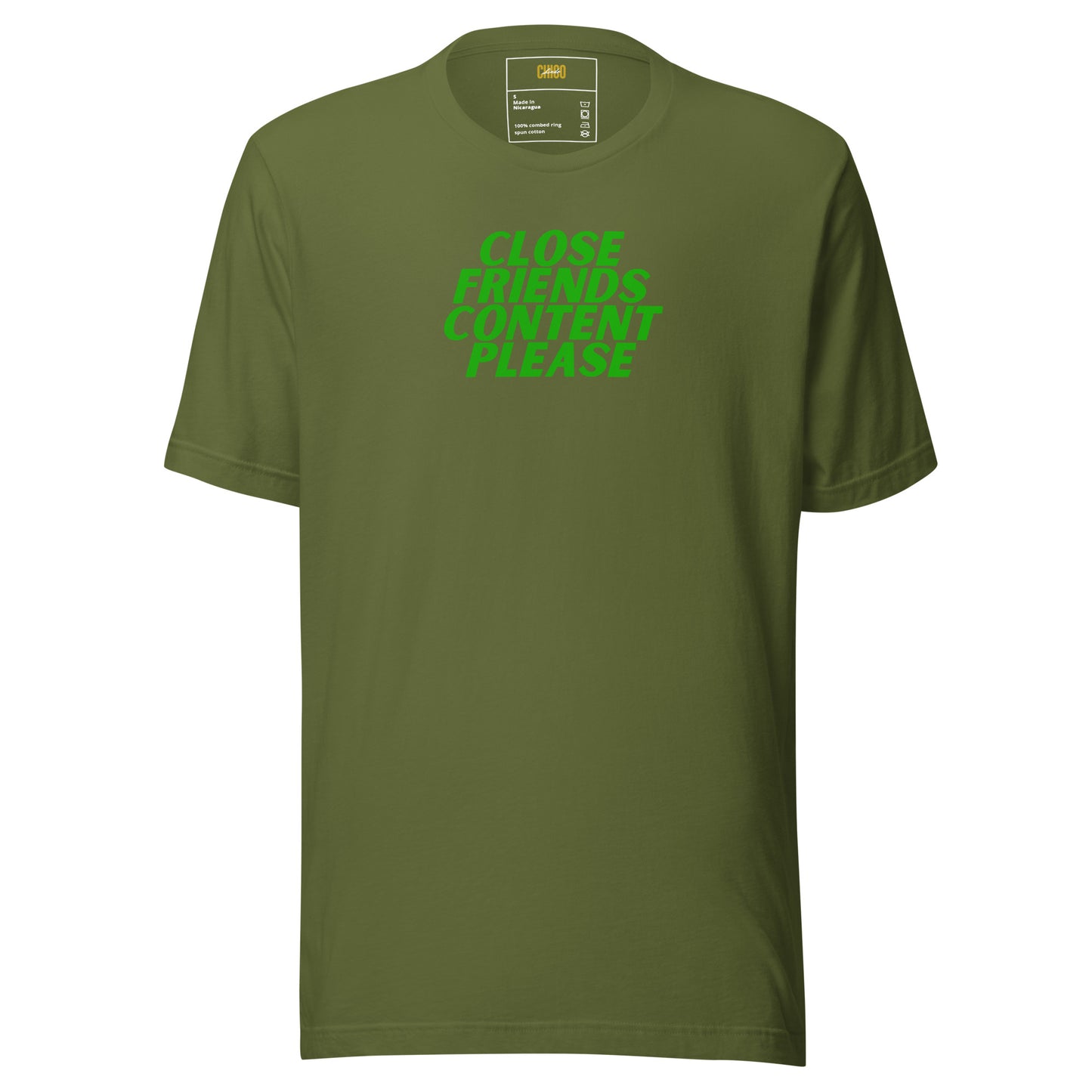 Close Friends Content Please Unisex t-shirt
