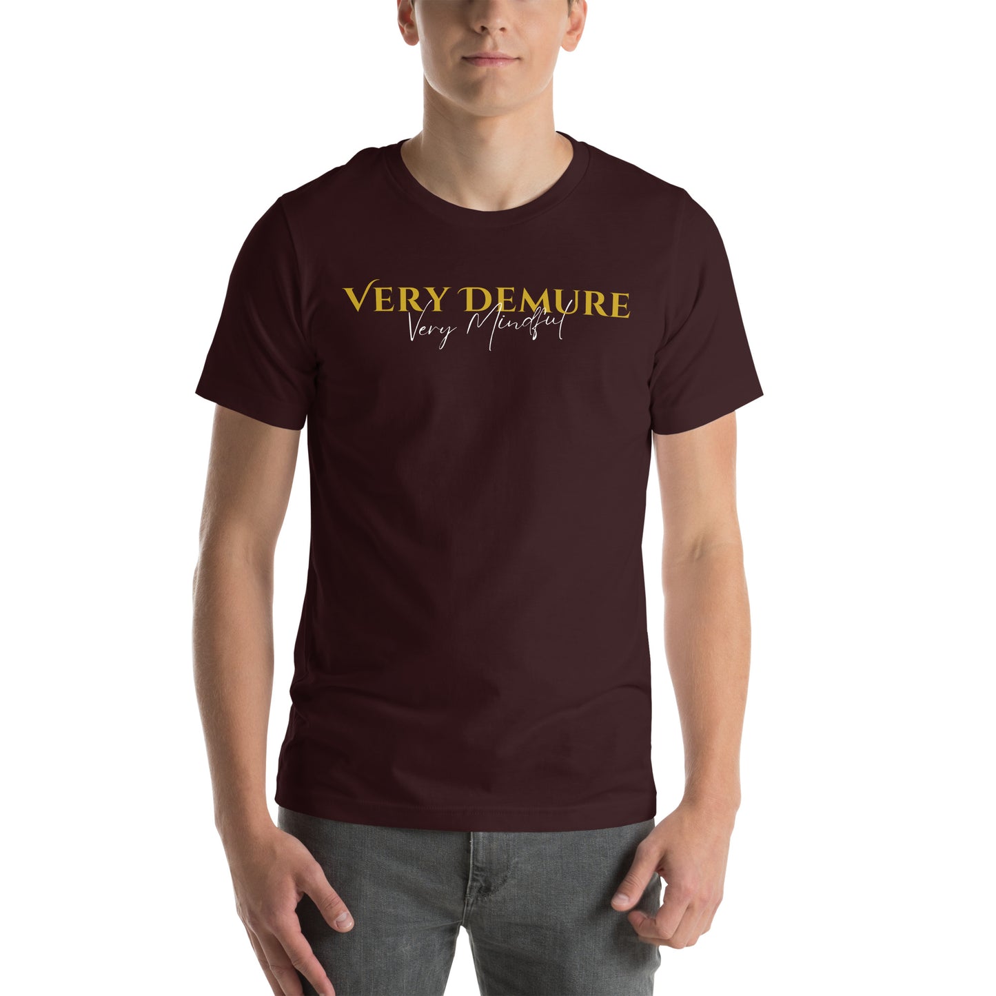 Very Demure. Very Mindful Unisex t-shirt