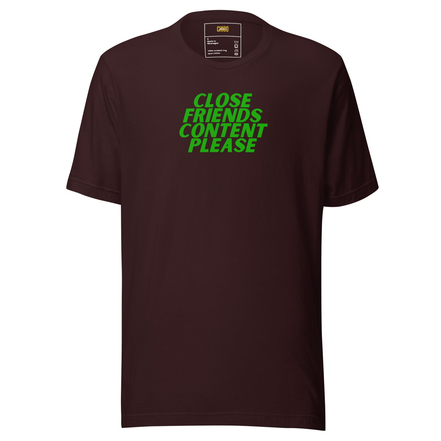 Close Friends Content Please Unisex t-shirt