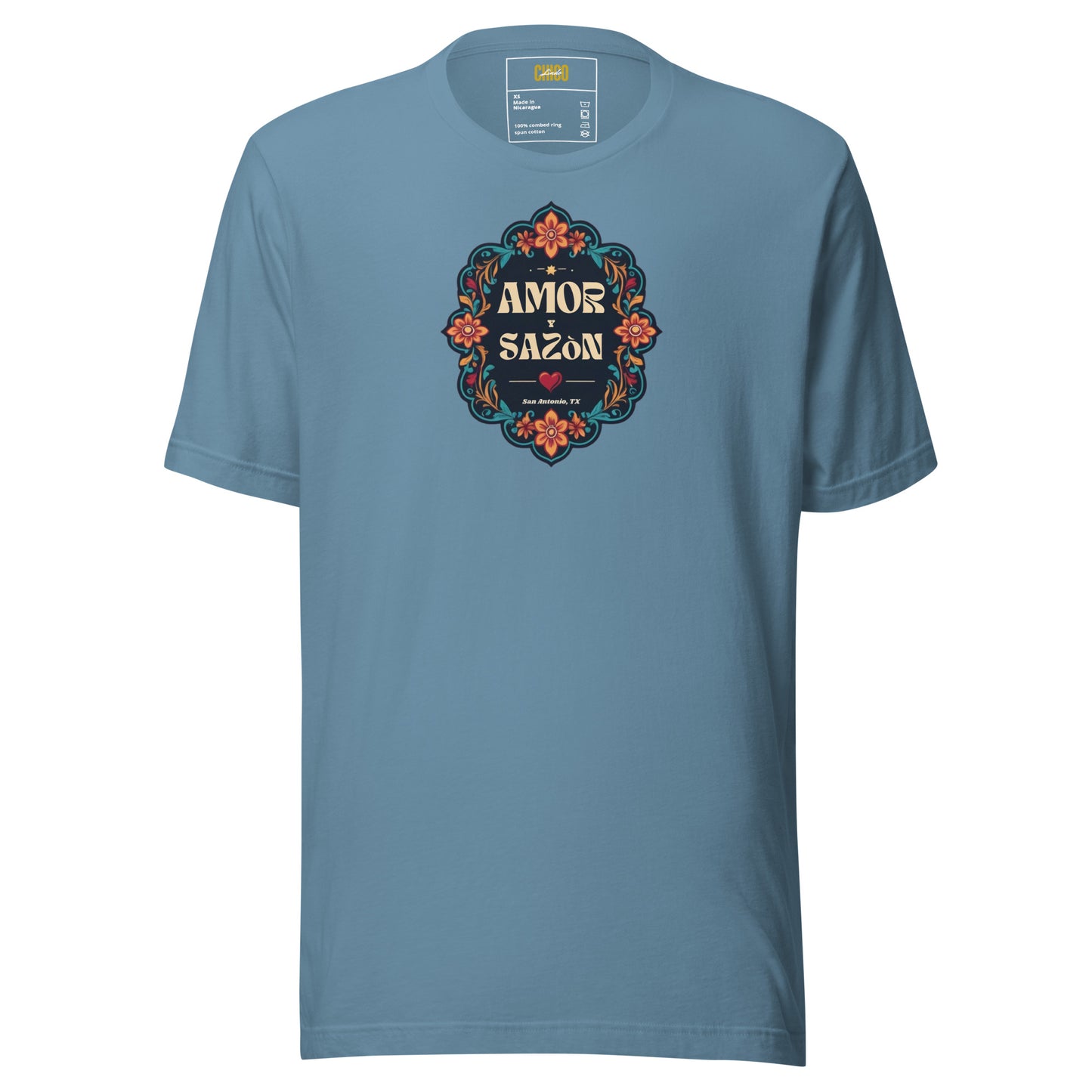 Amor Y Sazon Unisex t-shirt
