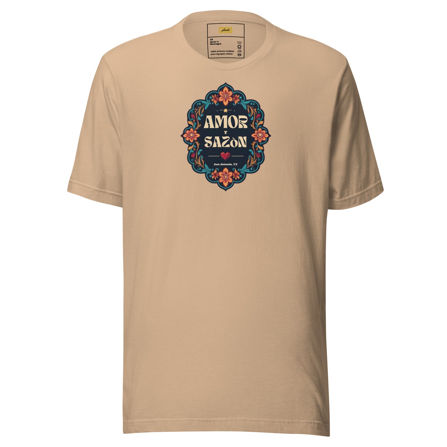 Amor Y Sazon Unisex t-shirt