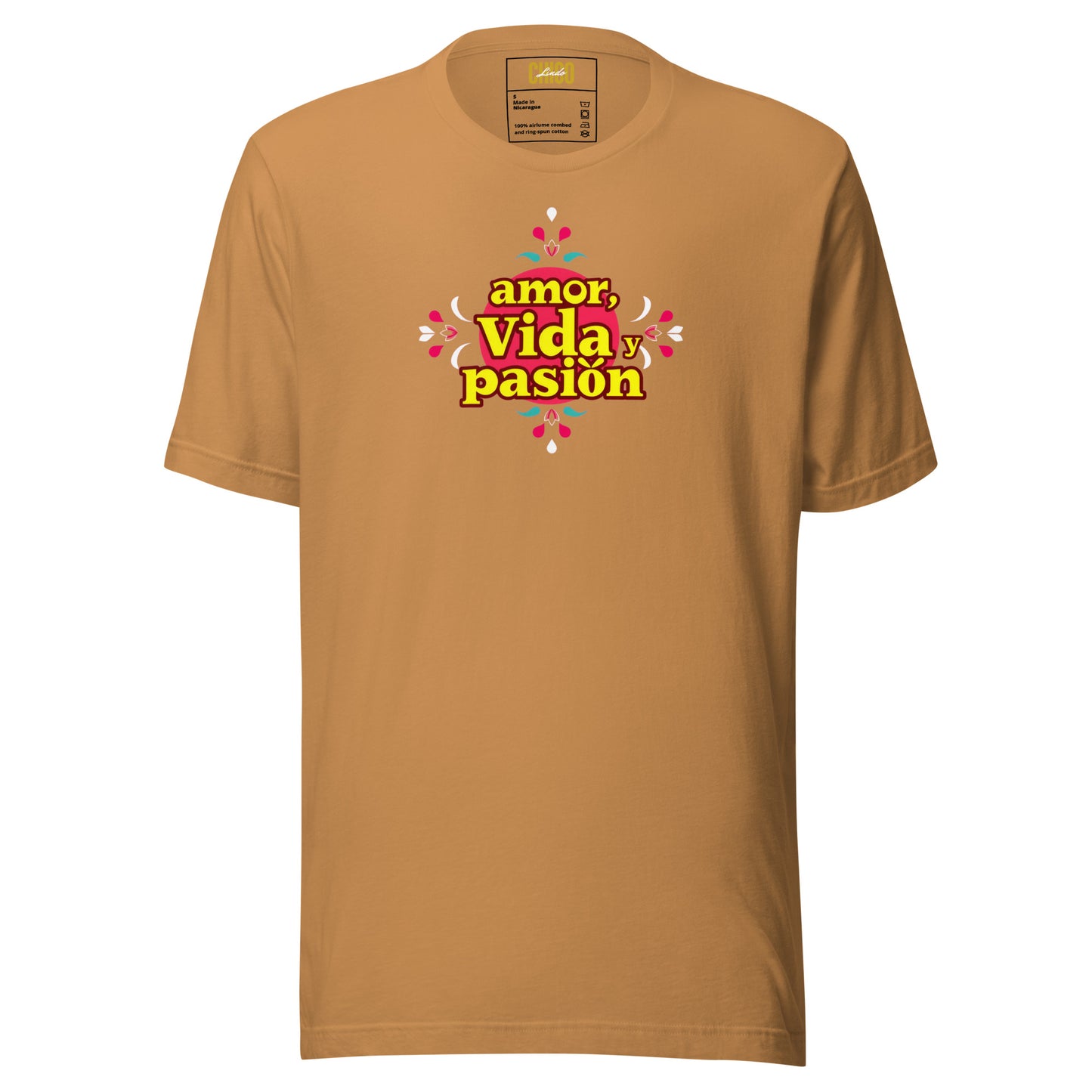 Amor Vida Pasion Unisex t-shirt