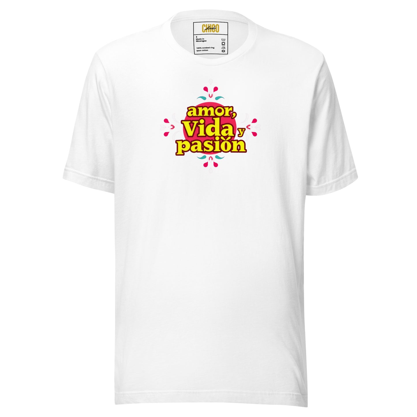 Amor Vida Pasion Unisex t-shirt