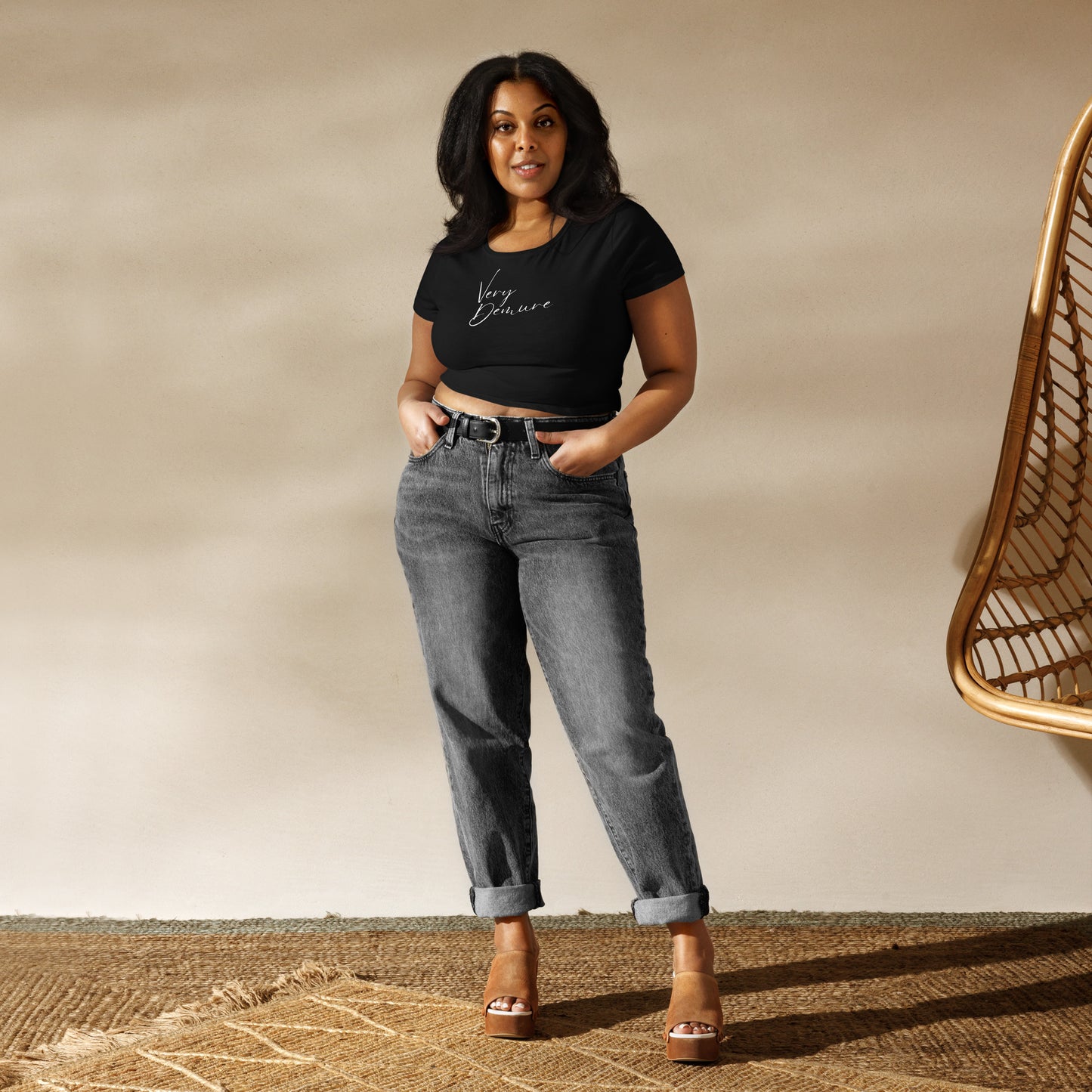 Very Demure Women’s Crop Tee