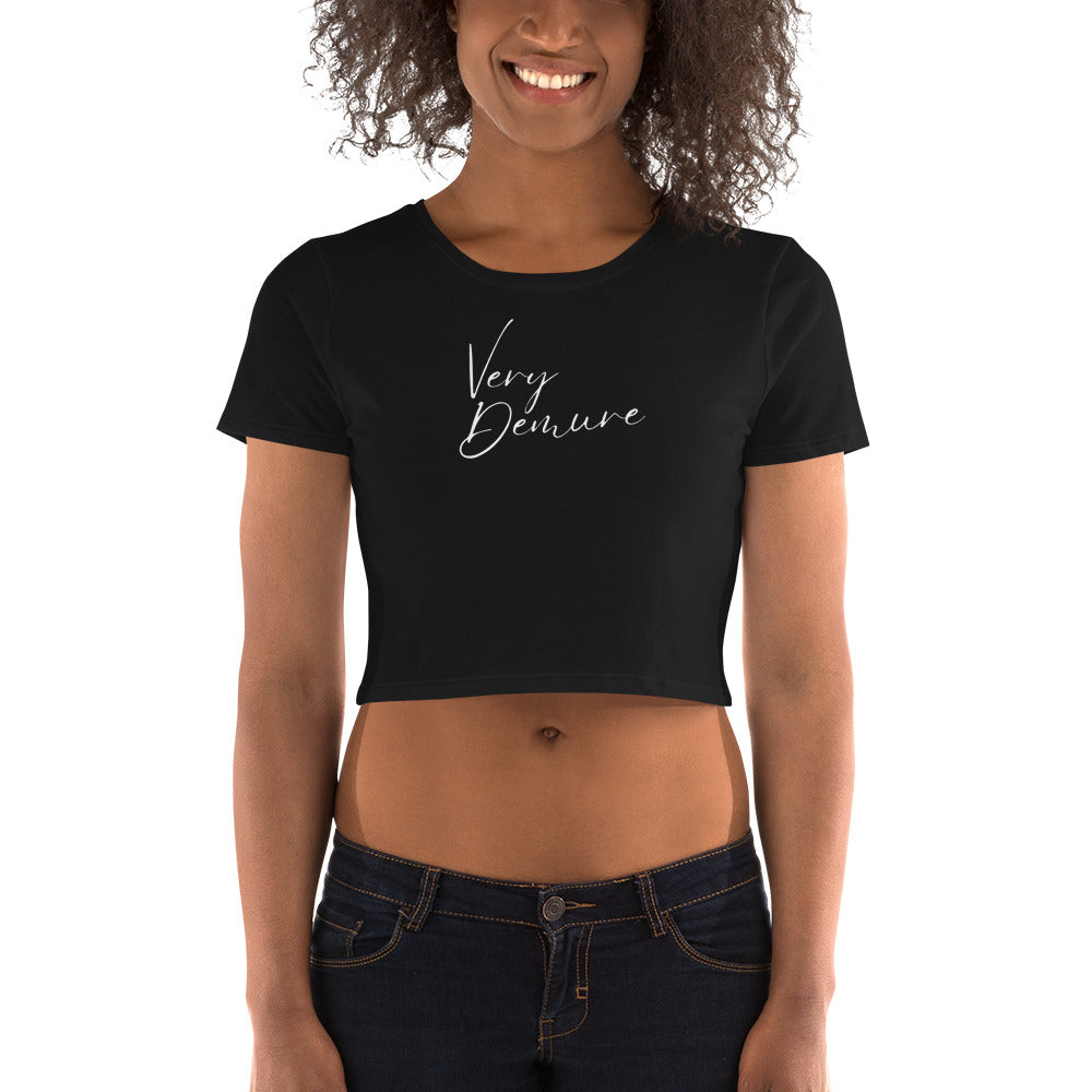 Very Demure Women’s Crop Tee
