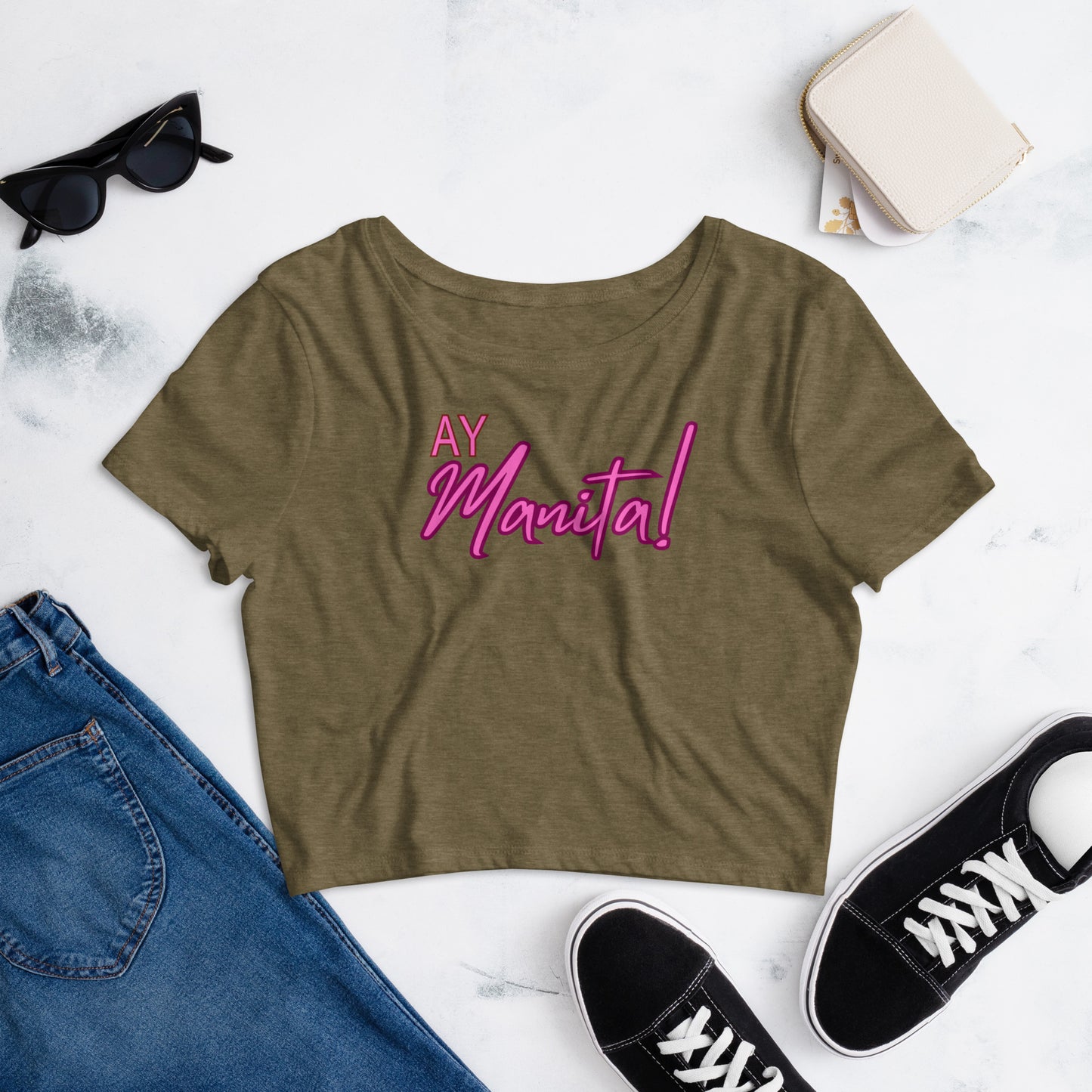 Ay Manita - Women’s Crop Tee