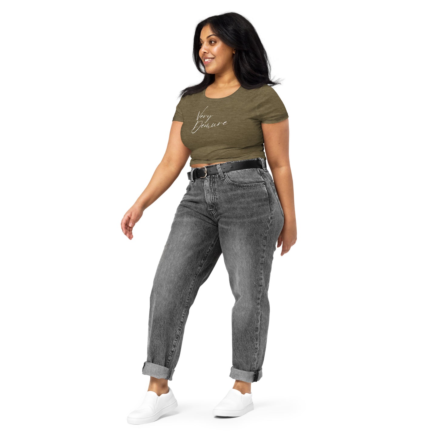 Very Demure Women’s Crop Tee