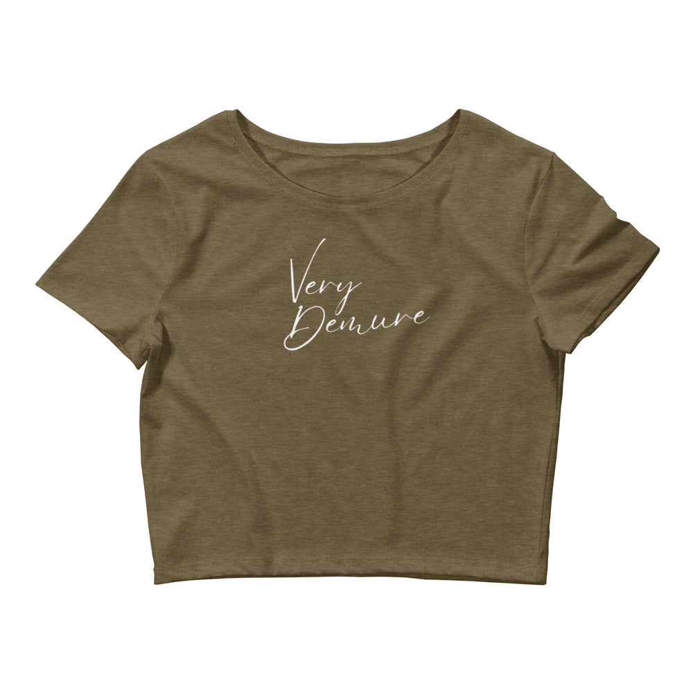 Very Demure Women’s Crop Tee