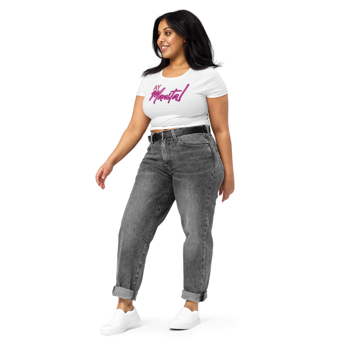 Ay Manita - Women’s Crop Tee