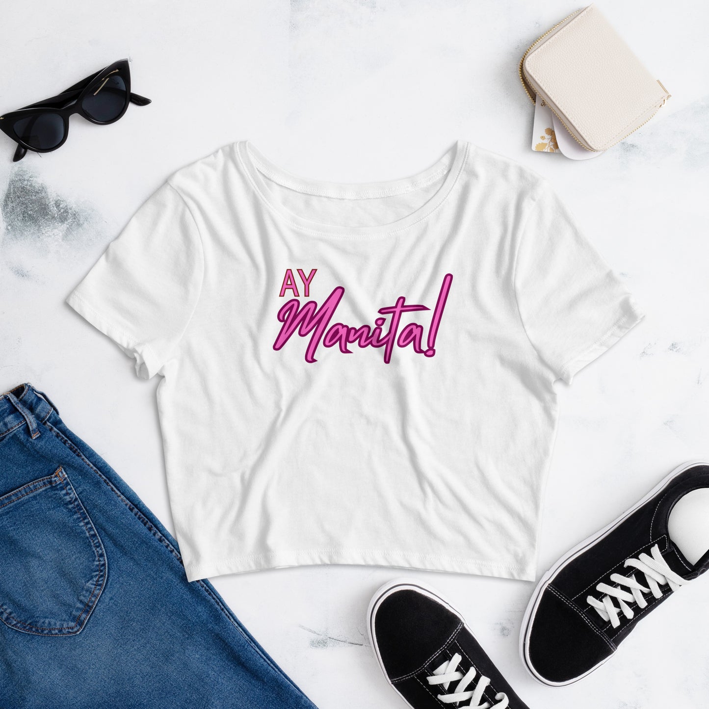 Ay Manita - Women’s Crop Tee
